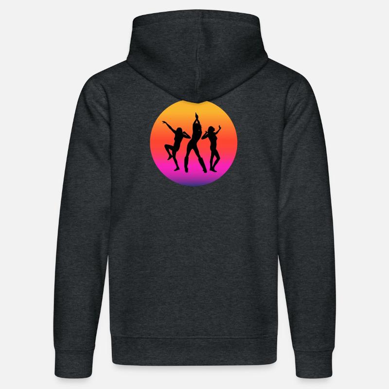 disco, disco fan, disco musikk - Stanley/Stella DRUMMER økologisk unisex-hettegenser - mørkegrå melert