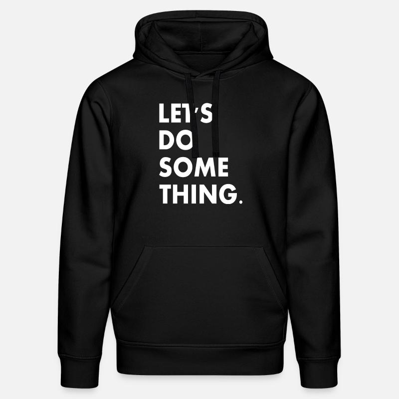 lets do something - Sweat à capuche bio DRUMMER Stanley/Stella Unisexe - noir