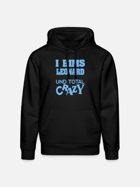 Saying Leonard - Stanley/Stella DRUMMER Unisex Organic Hoodie - black