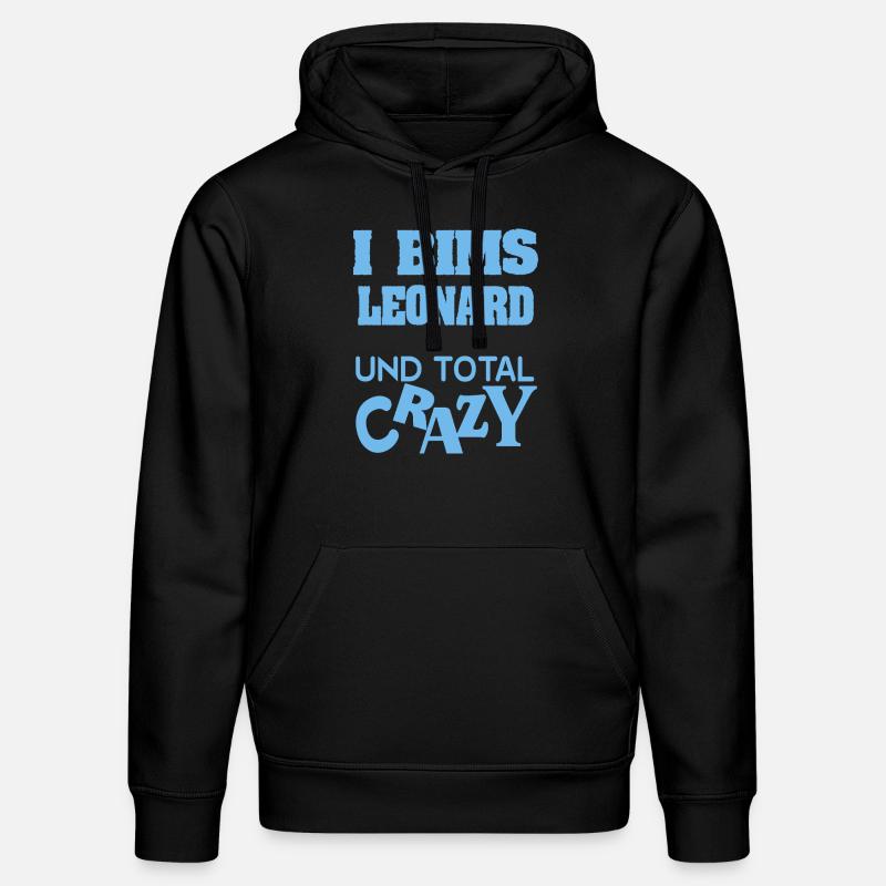 Spruch Leonard - Stanley/Stella Unisex Bio-Hoodie DRUMMER  - Schwarz