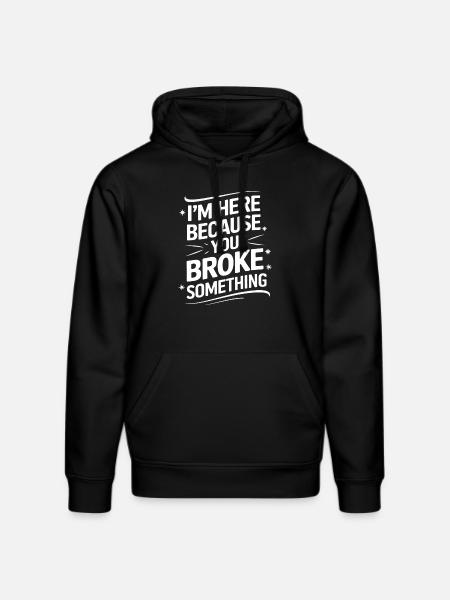 Technical Support Computer - Stanley/Stella DRUMMER Unisex Organic Hoodie - black