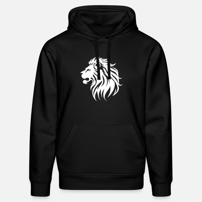 Löwe - Stanley/Stella Unisex Bio-Hoodie DRUMMER  - Schwarz