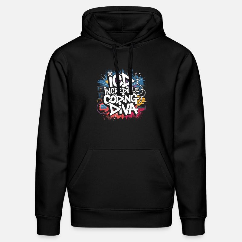 Leidenschaftliche Codierkunst - Stanley/Stella Unisex Bio-Hoodie DRUMMER - Schwarz