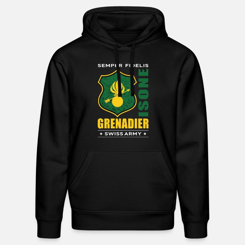 Grenadier - Stanley/Stella Unisex Bio-Hoodie DRUMMER  - Schwarz