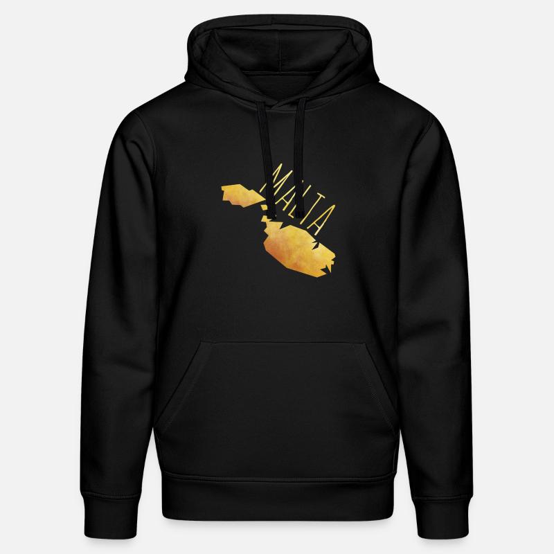 malta - Sweat à capuche bio DRUMMER Stanley/Stella Unisexe - noir