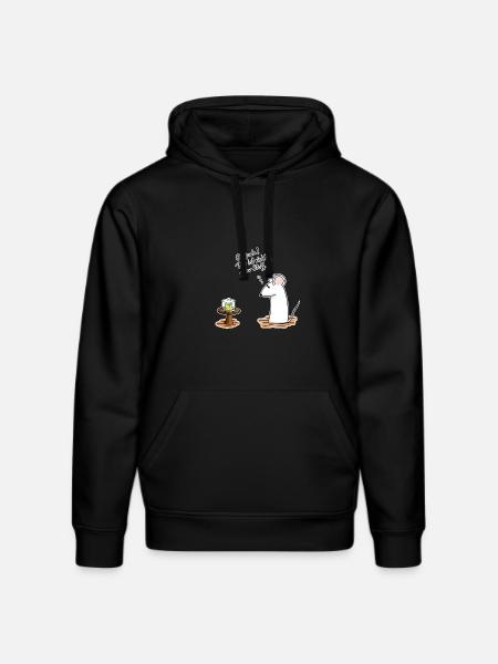 Richtig geiler Stoff - Stanley/Stella Unisex Bio-Hoodie DRUMMER - Schwarz