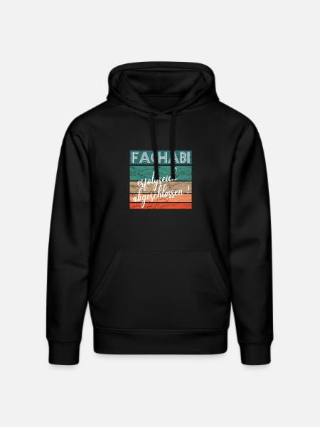 Fachabitur Fachabi Schulabschluss Geschenk - Stanley/Stella Unisex Bio-Hoodie DRUMMER - Schwarz
