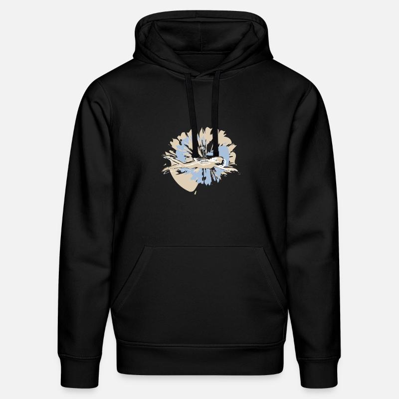 Nageur de la Saint-Valentin - Sweat à capuche bio DRUMMER Stanley/Stella Unisexe - noir