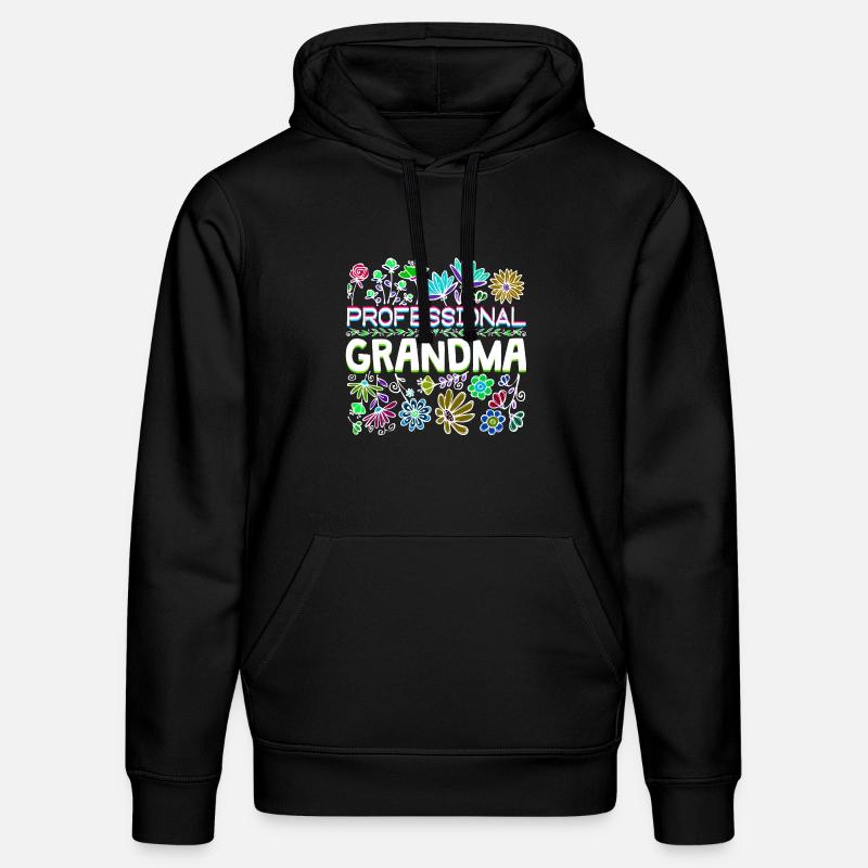 Großmama Spruch Großmutter Oma Ruhestand - Stanley/Stella Unisex Bio-Hoodie DRUMMER  - Schwarz