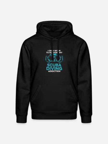 Design de plongée sous-marine - Sweat à capuche bio DRUMMER Stanley/Stella Unisexe - noir