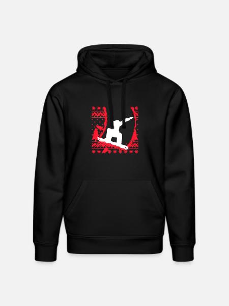 Wintersaison Schifahrer Schifahren Wintersport - Stanley/Stella Unisex Bio-Hoodie DRUMMER - Schwarz