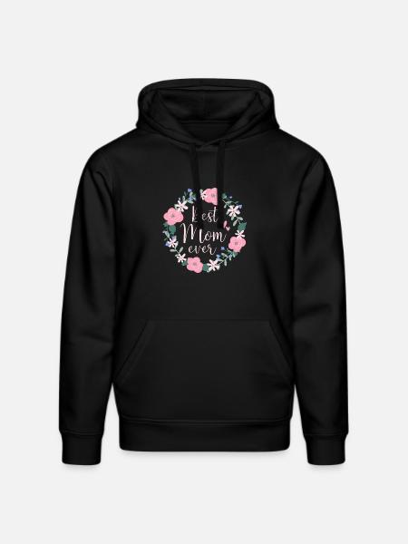 Best Mom ever - pink - Stanley/Stella Unisex Bio-Hoodie DRUMMER - Schwarz