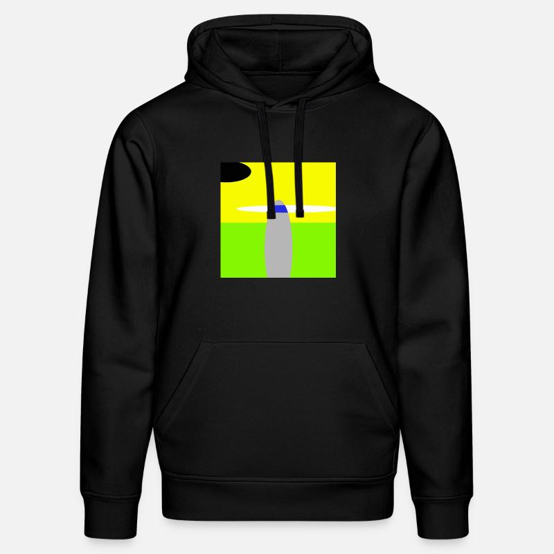 Paysage spatial - Sweat à capuche bio DRUMMER Stanley/Stella Unisexe - noir