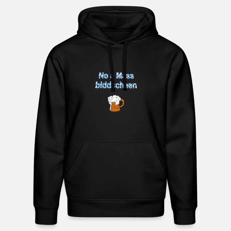 no a mass, bierglas, feste - Stanley/Stella Unisex Bio-Hoodie DRUMMER  - Schwarz