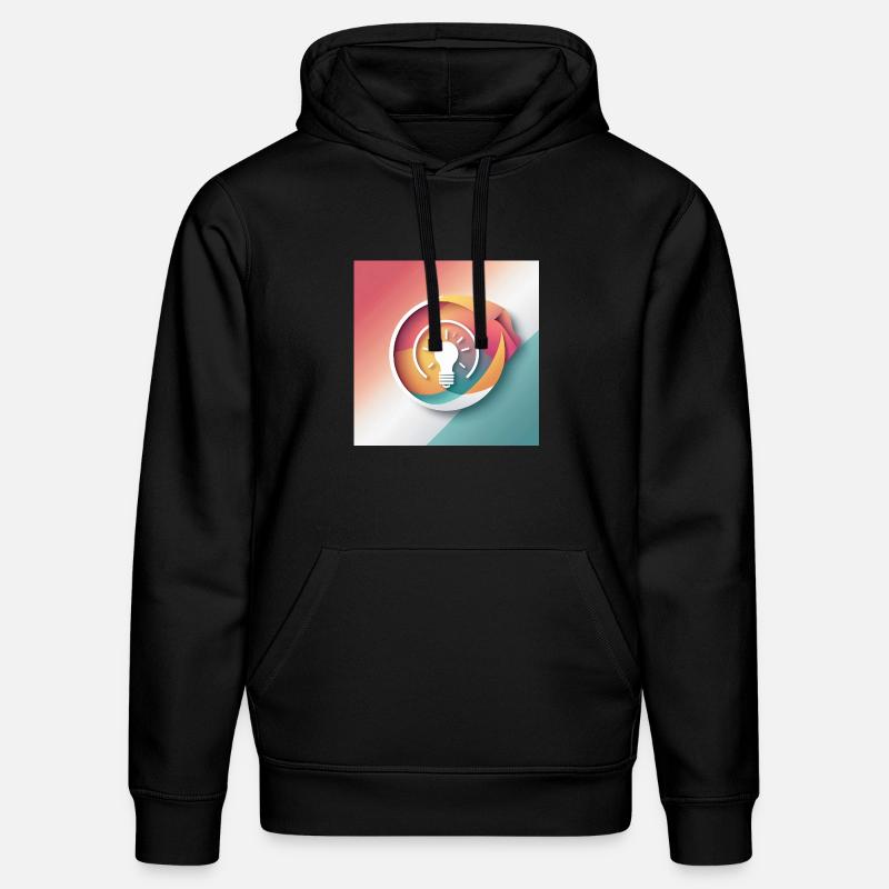 Illustration de créativité abstraite - Sweat à capuche bio DRUMMER Stanley/Stella Unisexe - noir