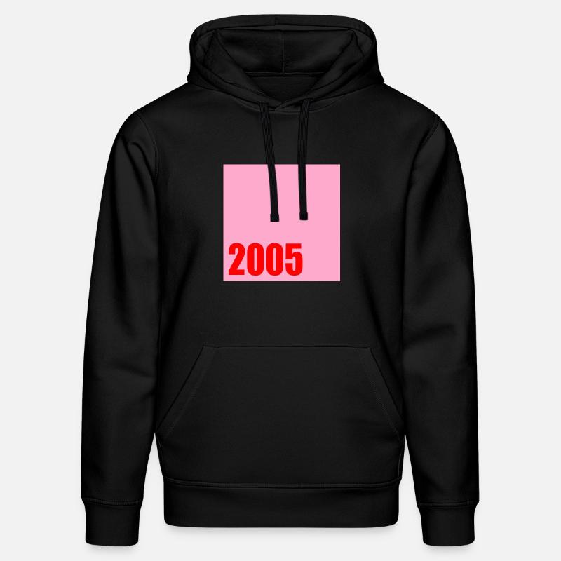 ANNÉE DE NAISSANCE 2005 Anniversaire - Sweat à capuche bio DRUMMER Stanley/Stella Unisexe - noir