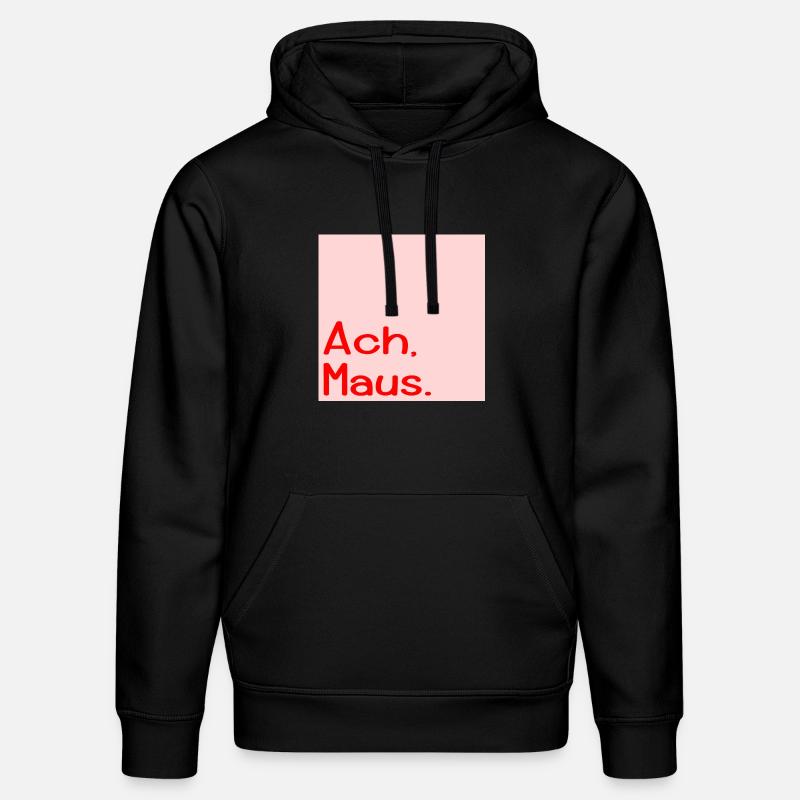 Surnom d'Oh Mouse - Sweat à capuche bio DRUMMER Stanley/Stella Unisexe - noir