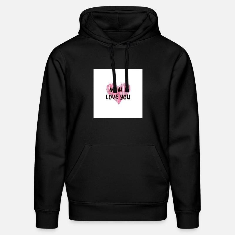Maman, je t’aime - Sweat à capuche bio DRUMMER Stanley/Stella Unisexe - noir