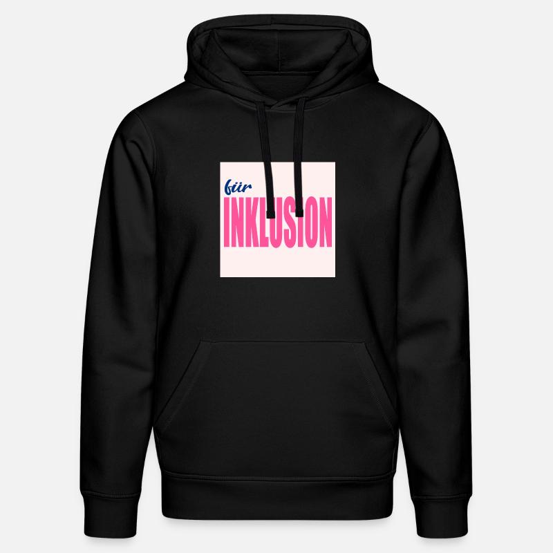 POUR L’INCLUSION - Sweat à capuche bio DRUMMER Stanley/Stella Unisexe - noir