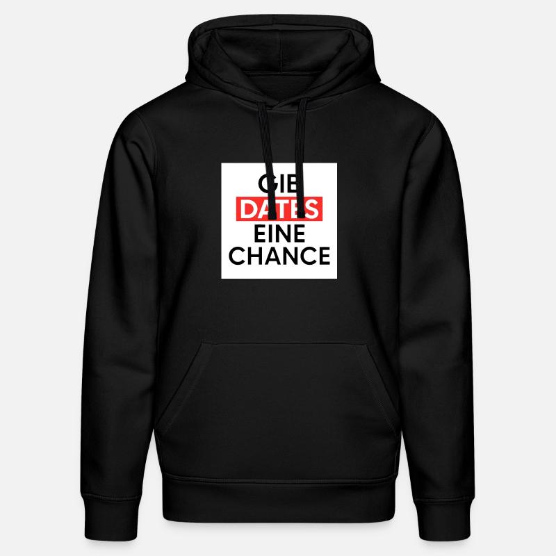 Donnez une chance aux rendez-vous - Sweat à capuche bio DRUMMER Stanley/Stella Unisexe - noir