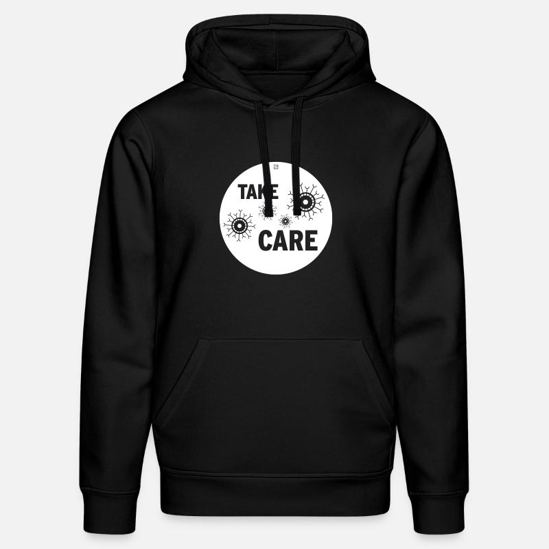 PRENDS SOIN DE TOI - Sweat à capuche bio DRUMMER Stanley/Stella Unisexe - noir