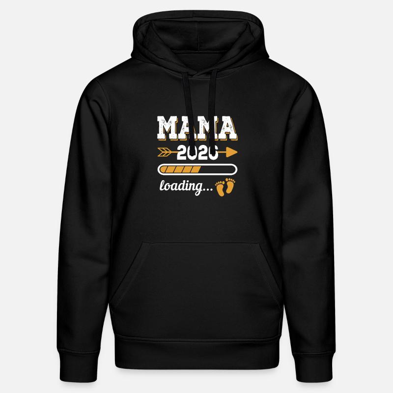 Mama 2026 Loading Zukünftige Mutter Geschenk - Stanley/Stella Unisex Bio-Hoodie DRUMMER  - Schwarz