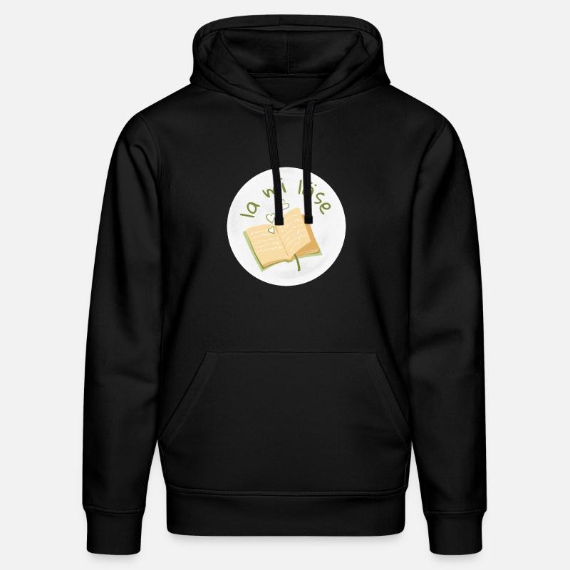 la mi läse - Sweat à capuche bio DRUMMER Stanley/Stella Unisexe - noir