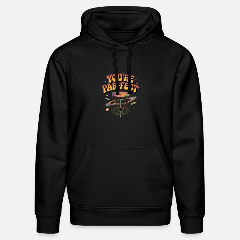 Du bist Perfekter – lustiges Disc-Golf-Meme - Stanley/Stella Unisex Bio-Hoodie DRUMMER  - Schwarz