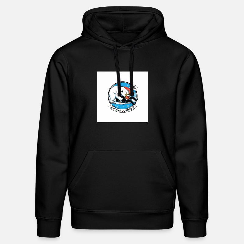 Dessin animé PolarJustice - Sweat à capuche bio DRUMMER Stanley/Stella Unisexe - noir