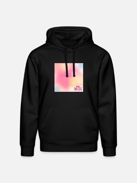 Himmel Stimmung Müde - Stanley/Stella Unisex Bio-Hoodie DRUMMER  - Schwarz