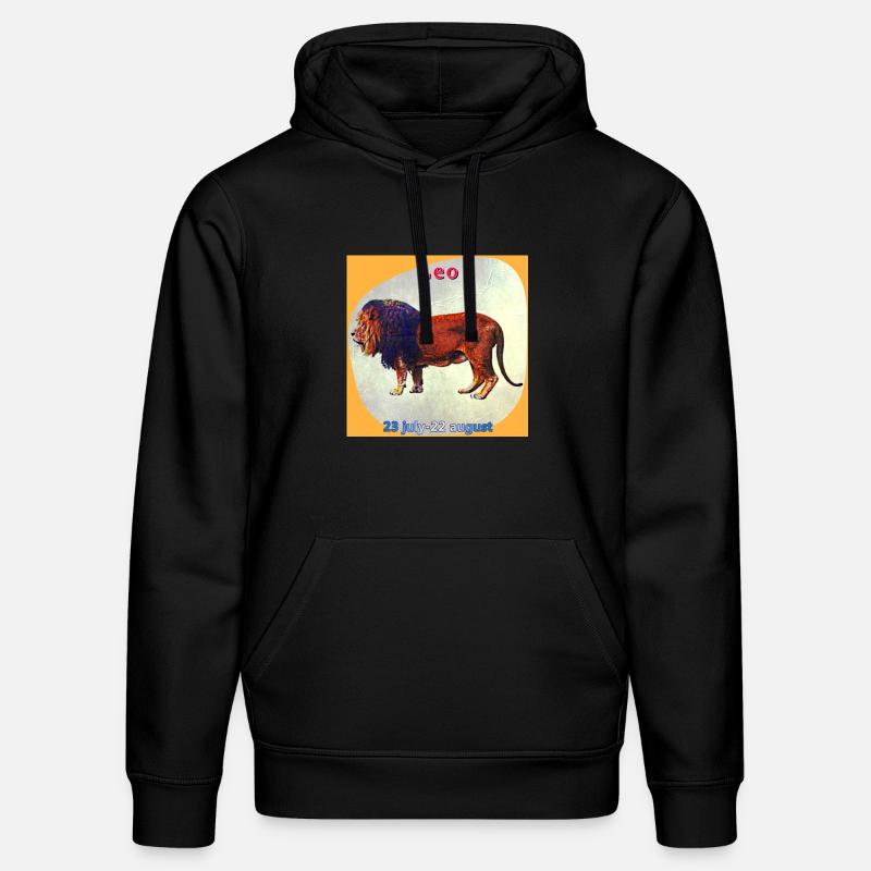 Löwe - Stanley/Stella Unisex Bio-Hoodie DRUMMER - Schwarz
