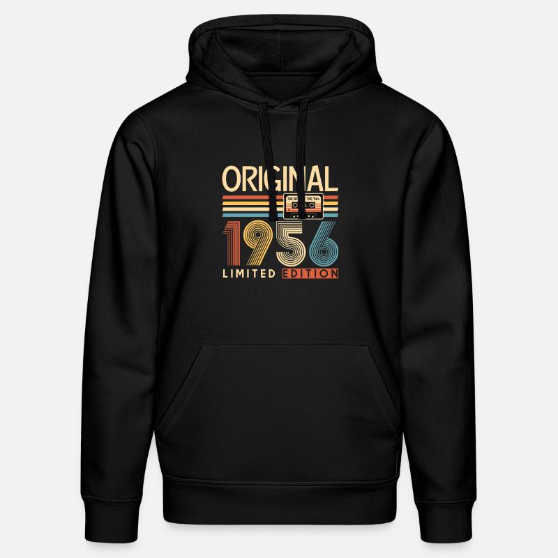 70 ans, 70e anniversaire - Sweat à capuche bio DRUMMER Stanley/Stella Unisexe - noir