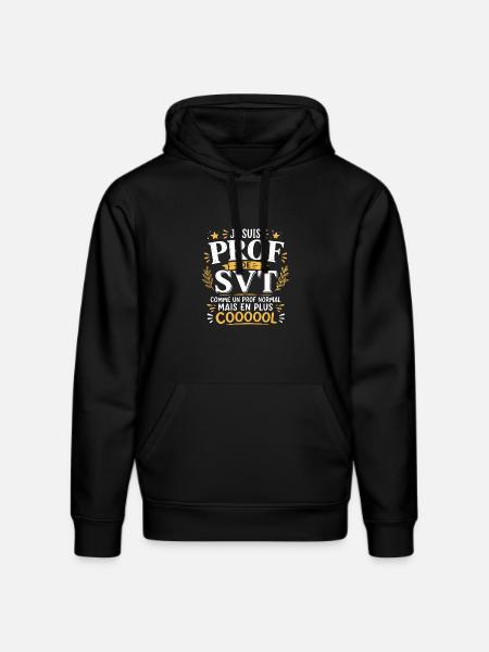 Prof de SVT super cool - Sweat à capuche bio DRUMMER Stanley/Stella Unisexe - noir