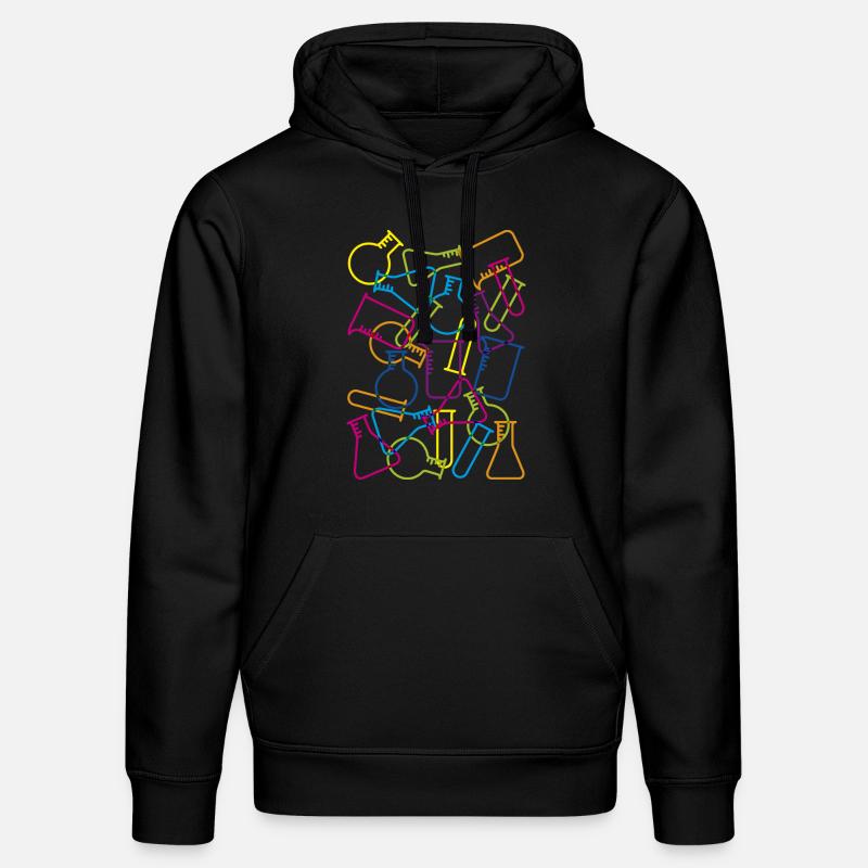 Grande Verrerie de laboratoire - Sweat à capuche bio DRUMMER Stanley/Stella Unisexe - noir