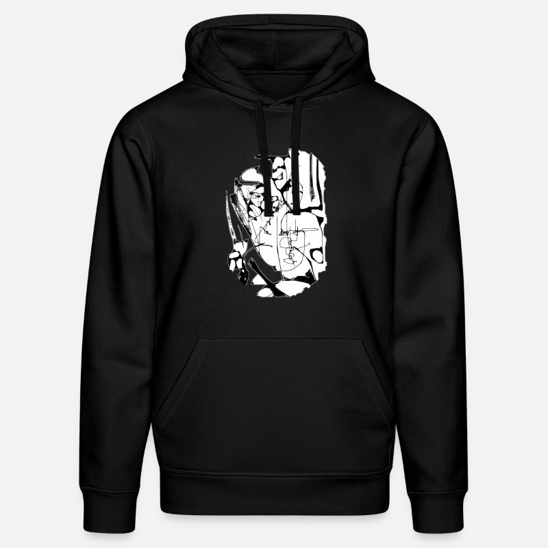 Liberté d'interprétation - Sweat à capuche bio DRUMMER Stanley/Stella Unisexe - noir