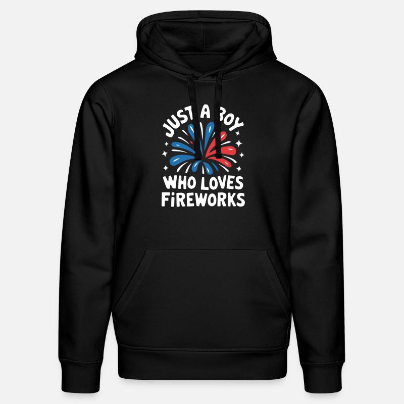 Pyrotechnics Fireworks Pyrotechnics - Stanley/Stella DRUMMER Unisex Organic Hoodie - black