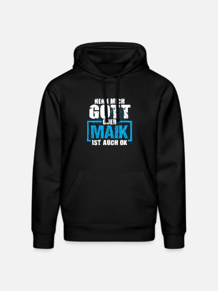 MAIK - ok - Stanley/Stella Unisex Bio-Hoodie DRUMMER - Schwarz