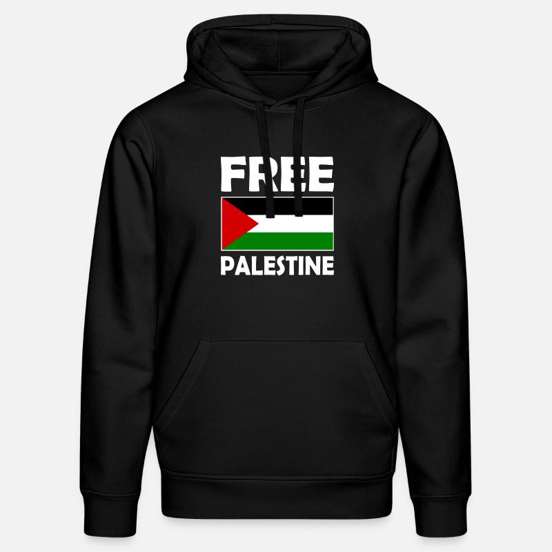 Free palestine - Sweat à capuche bio DRUMMER Stanley/Stella Unisexe - noir