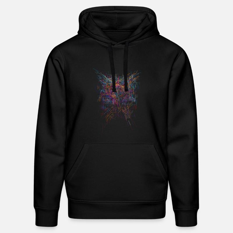 Sci-Fi Horror Design - Stanley/Stella Unisex Bio-Hoodie DRUMMER  - Schwarz