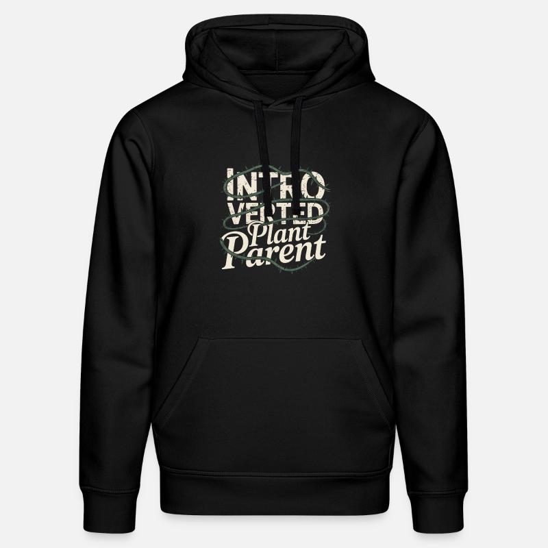 Parent de plante introverti - Sweat à capuche bio DRUMMER Stanley/Stella Unisexe - noir
