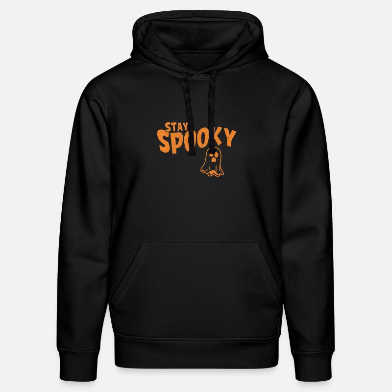 Restez effrayant Halloween Ghost - Sweat à capuche bio DRUMMER Stanley/Stella Unisexe - noir