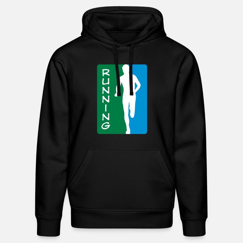 2541614 15946915 running5 - Sweat à capuche bio DRUMMER Stanley/Stella Unisexe - noir