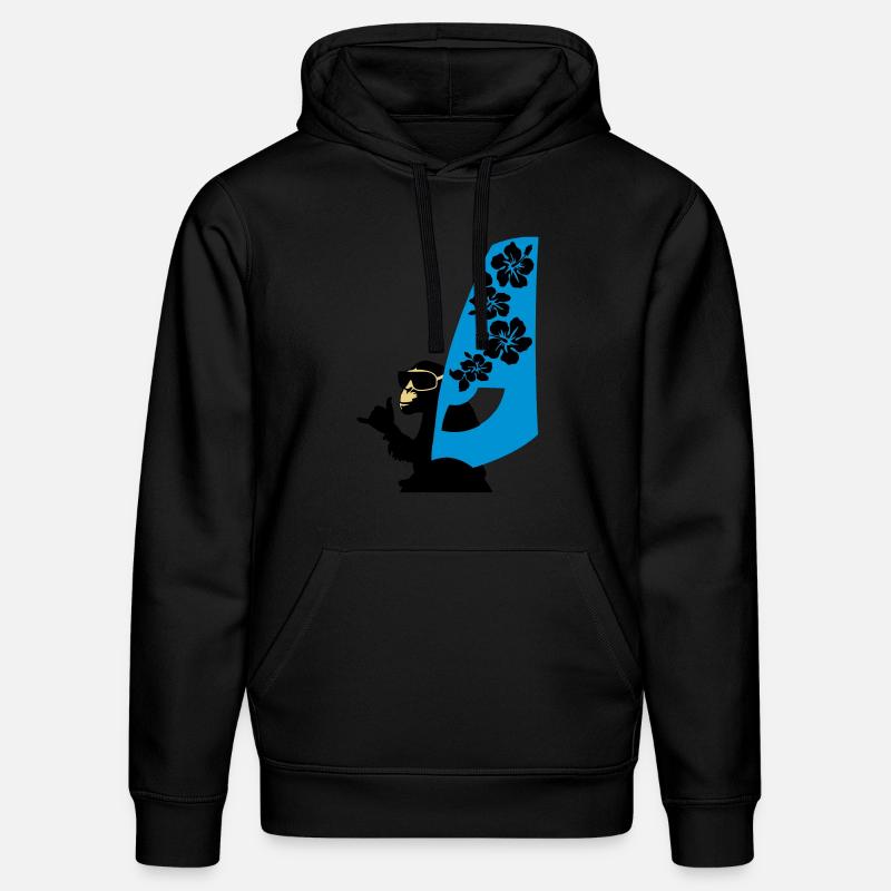 planche à voile - Sweat à capuche bio DRUMMER Stanley/Stella Unisexe - noir