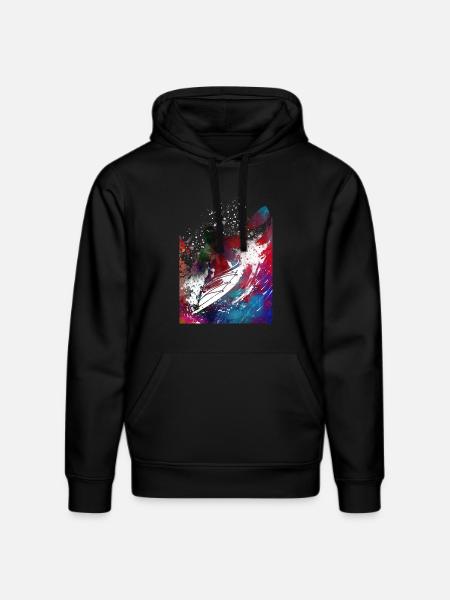 Kayaking sport art#kayaking - Stanley/Stella DRUMMER Unisex Organic Hoodie - black
