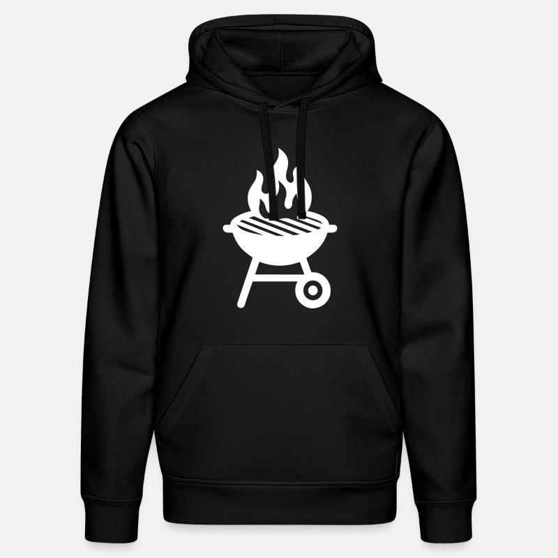 Grill Icon - Stanley/Stella DRUMMER Unisex Organic Hoodie - black