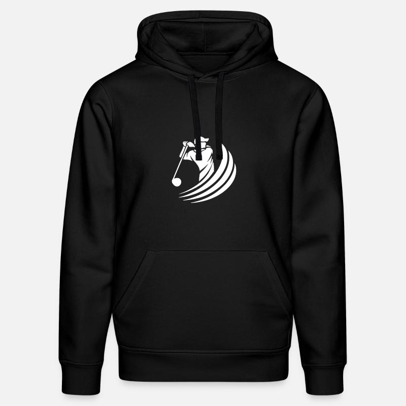 Golfeurs - Sweat à capuche bio DRUMMER Stanley/Stella Unisexe - noir