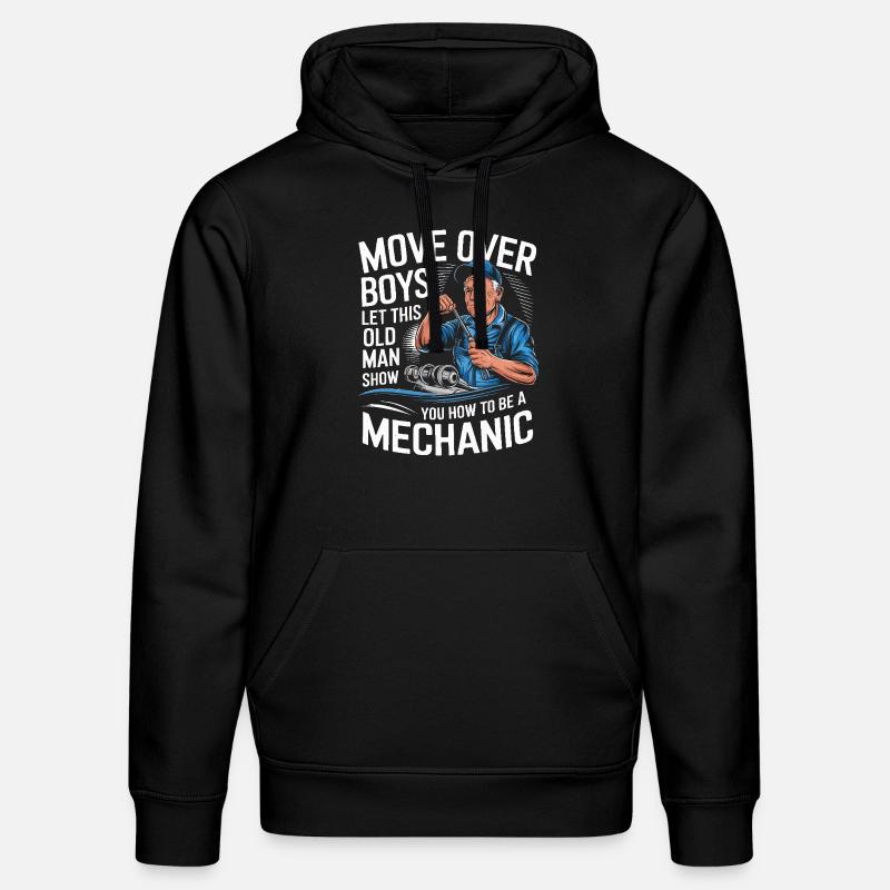 Mécanicien Atelier mécanique - Sweat à capuche bio DRUMMER Stanley/Stella Unisexe - noir