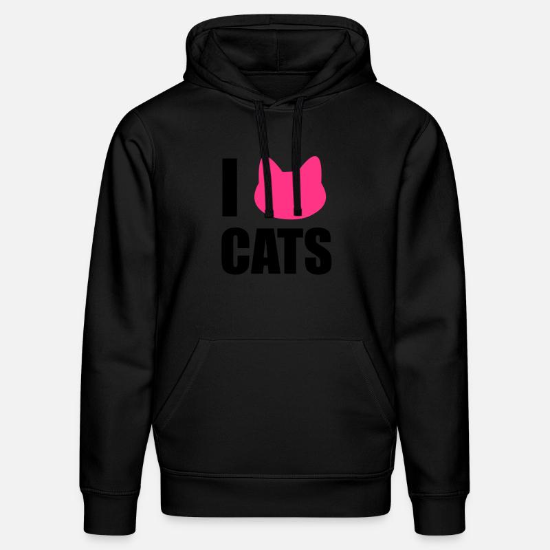 chat - Sweat à capuche bio DRUMMER Stanley/Stella Unisexe - noir