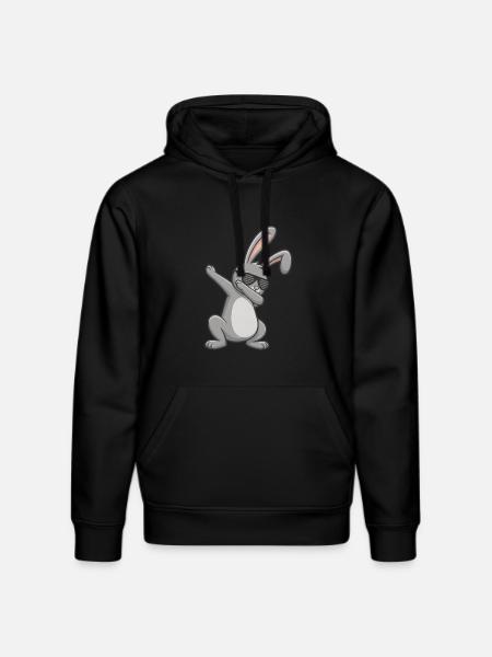 Easter Bunny Dab Easter - Stanley/Stella DRUMMER Unisex Organic Hoodie - black