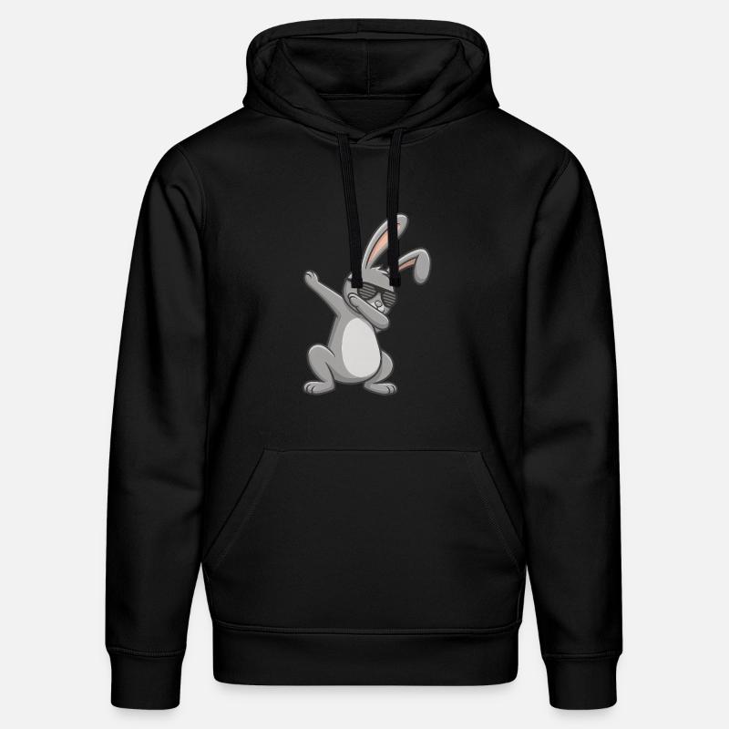 Easter Bunny Dab Easter - Stanley/Stella DRUMMER Unisex Organic Hoodie - black